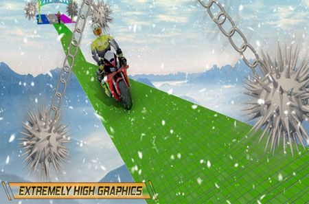 不可能的摩托车轨道中文游戏安卓版（bike impossible tracks race）图片1
