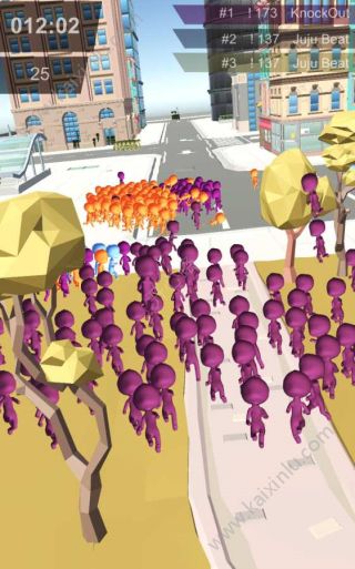 火柴人拥挤城市游戏最新官方版（Stickman Crowd in City）图片1