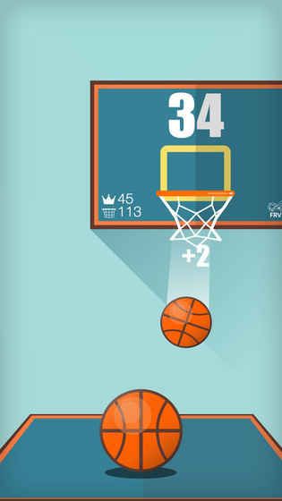 抖音Basketball FRVR游戏安卓最新版图片1