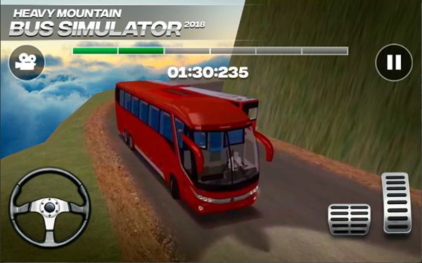 重型山地客车模拟器2018手机游戏下载中文版（Heavy Mountain Bus Simulator 2018）图片2